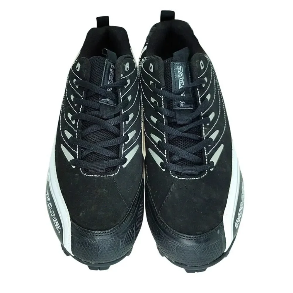 RAWLINGS Base Invader New Black Baseball Cleats - Size: 10